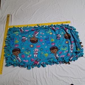 Handmade Dbl Fleece Tie Blanket Baby, Crib, Stroller, Car Seat Doc McStuffins